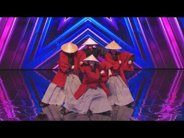 「ここしかない」笠をかぶった４人組が和をテーマに登場 | Japan's Got Talent 2023